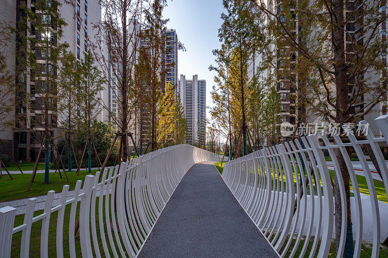 现代城市高层住宅园林景观，