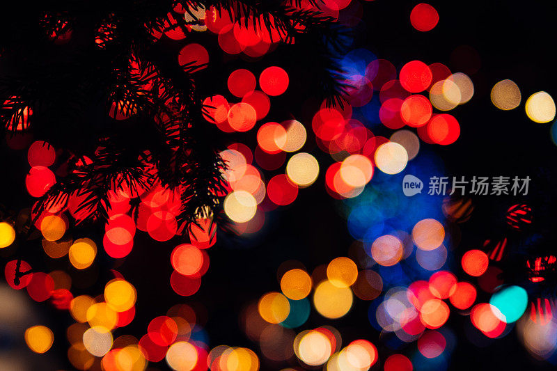 Bokeh，照明，城市灯光