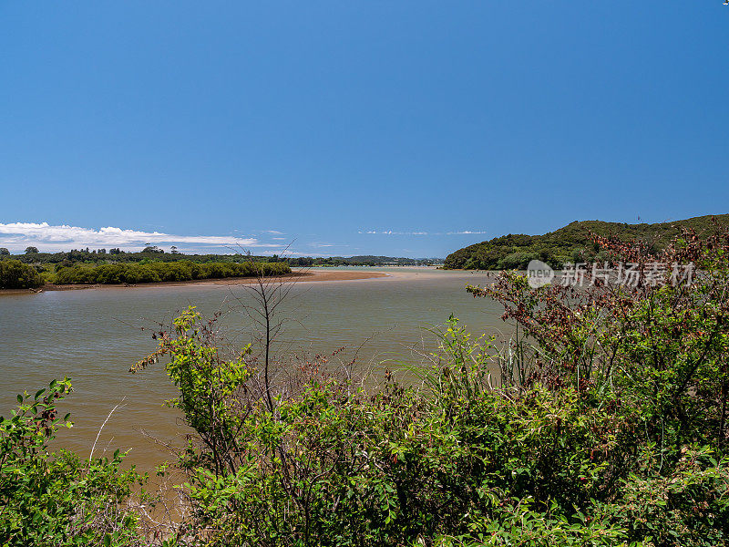 新西兰群岛湾海岸线