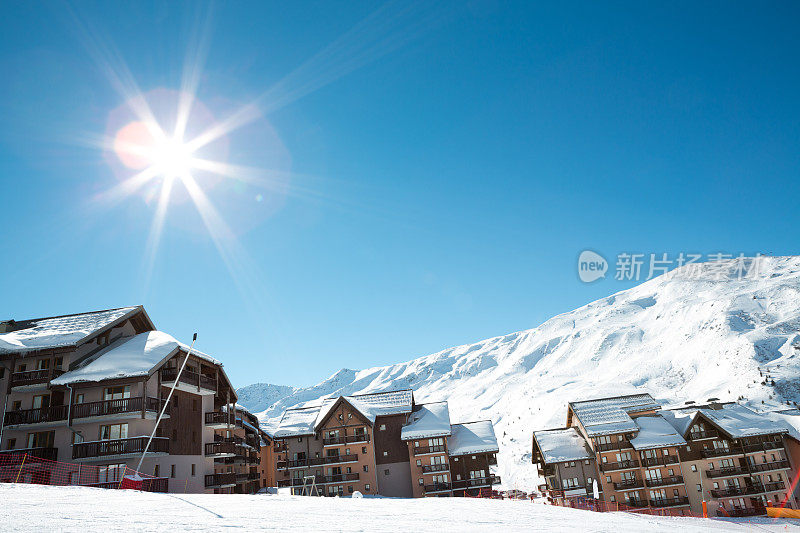 瓦尔梅尼尔的滑雪村