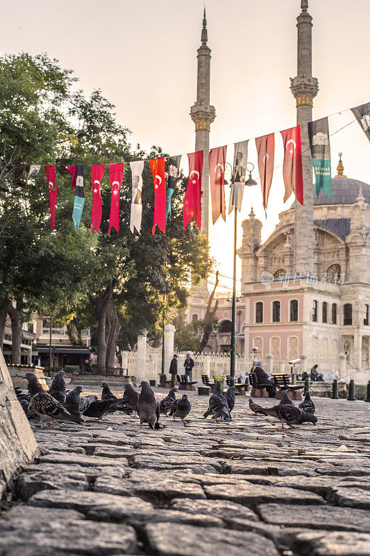 伊斯坦布尔的Ortakoy清真寺