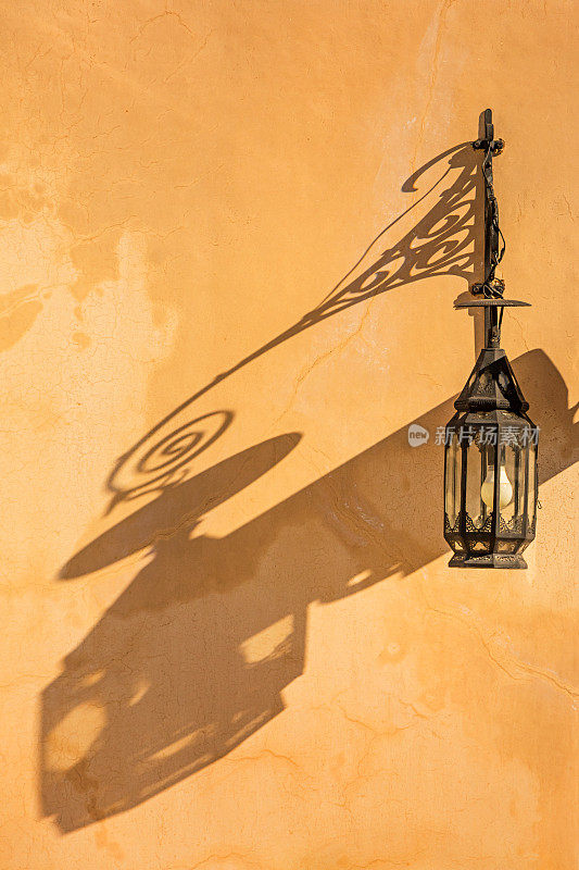 摩洛哥非斯古城的台灯