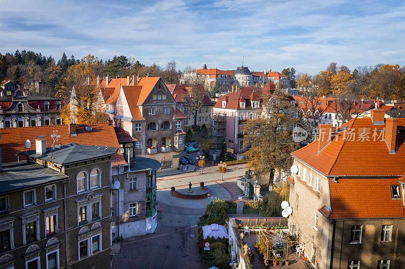 Szczawno-Zdroj温泉度假村，波兰