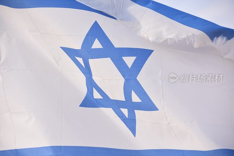 以色列国旗飘扬