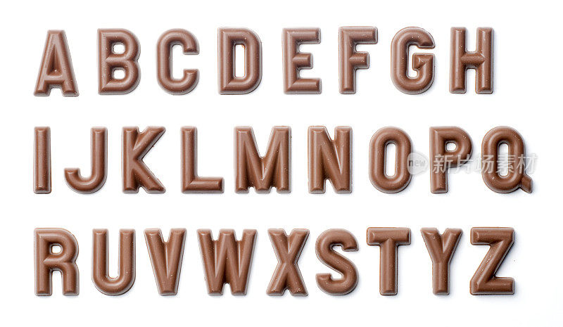 巧克力字母表