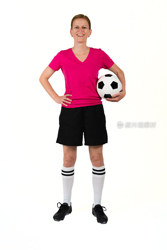 女足球运动员