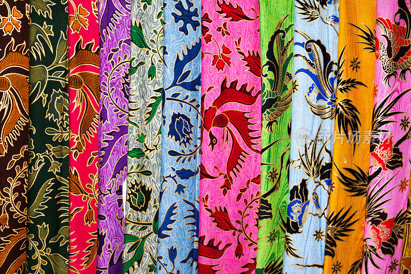 印尼纺织品市场上的廉价印花蜡染