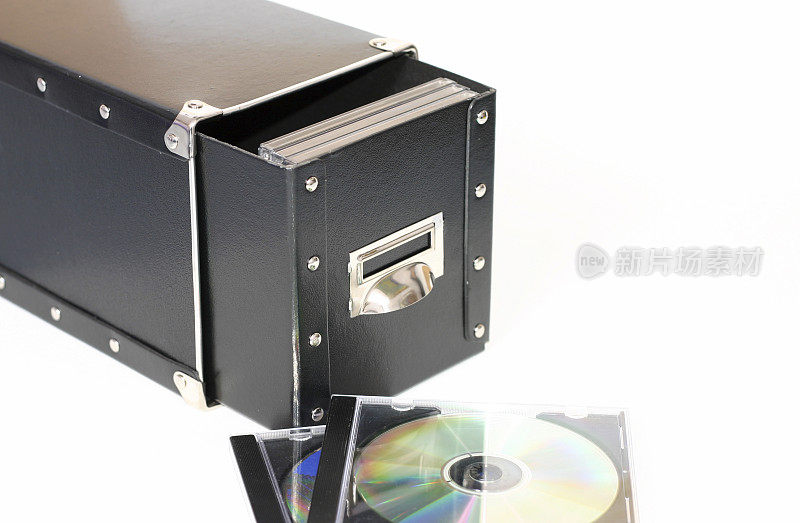 CD存储盒与光盘，隔离
