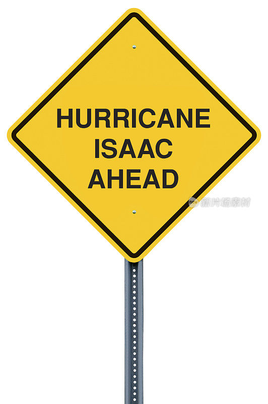 飓风艾萨克警告信号