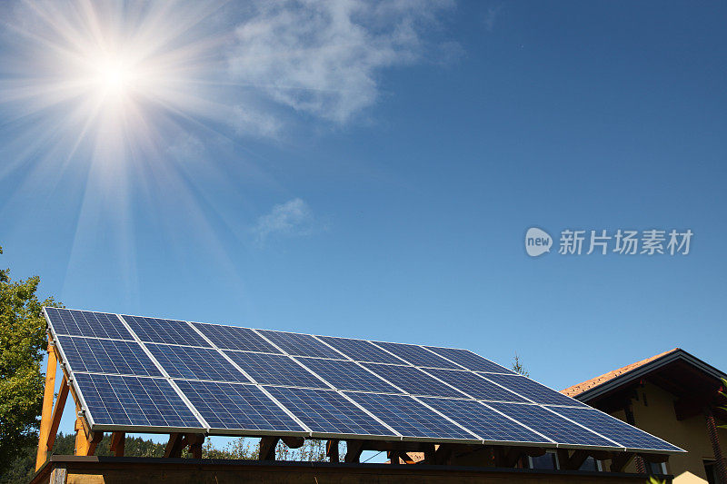 太阳能电池板可再生能源