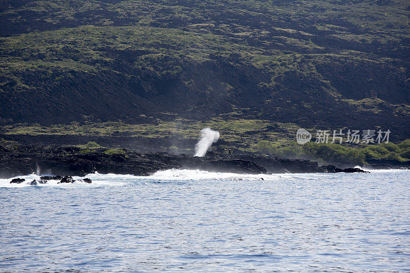 大岛科纳，夏威夷，美国洛基海岸线