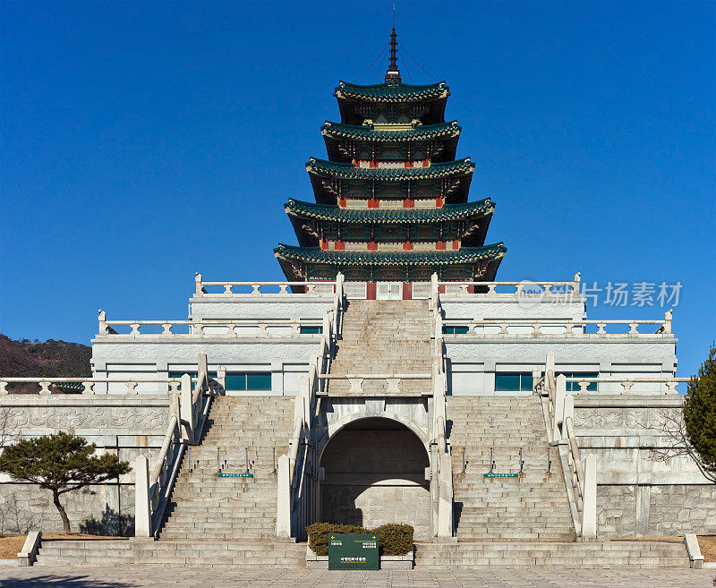 韩国首尔的京福宫