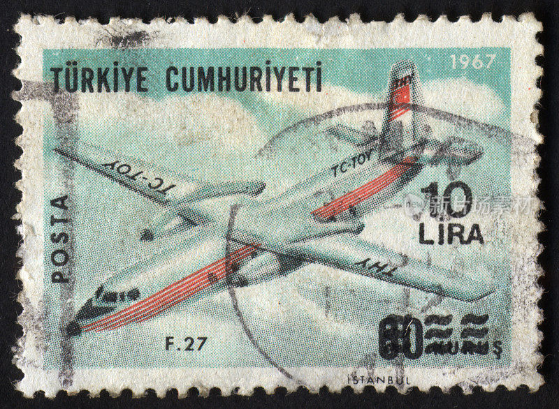 土耳其古董邮票