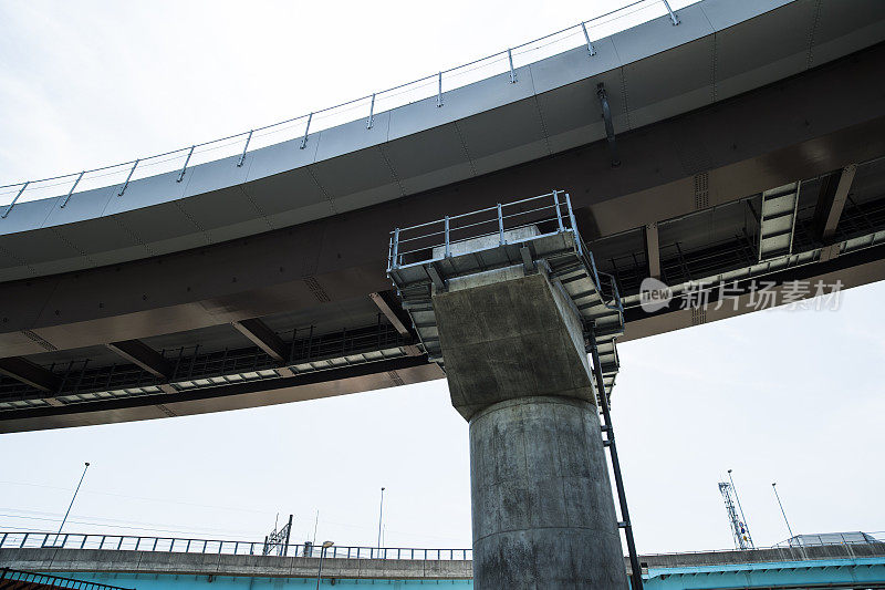 没有汽车行驶的高速公路。