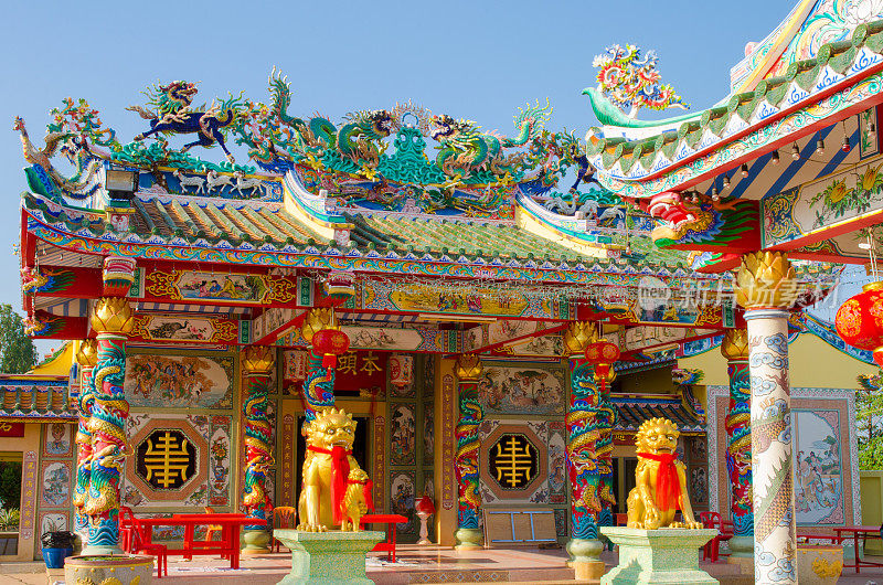 泰国素可泰的华美中国神祠