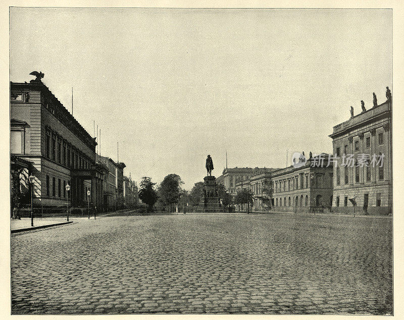 柏林，德国，十九世纪维多利亚时期的老照片