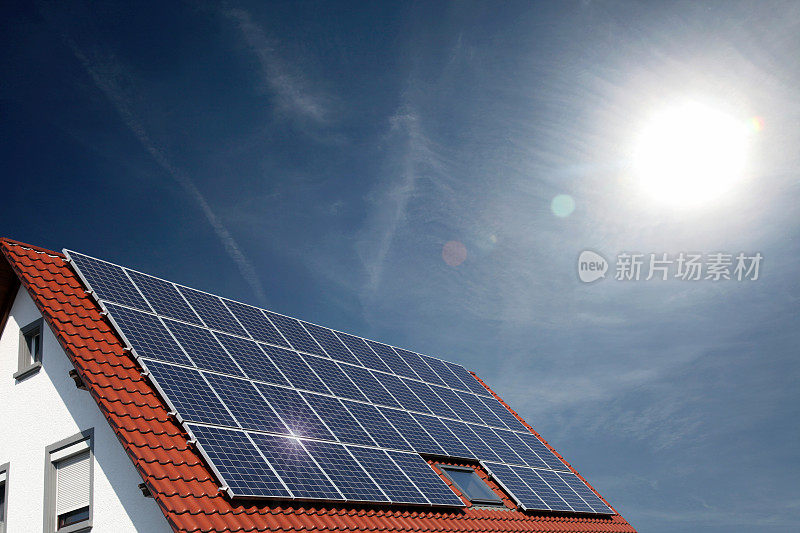 太阳能电池板可再生能源可持续资源