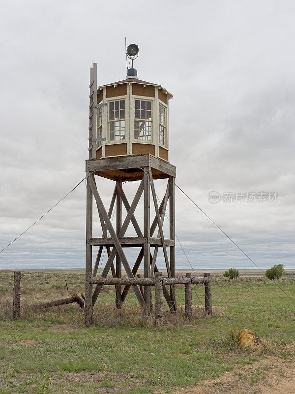 科罗拉多州阿马奇国家历史遗址的守卫瞭望塔