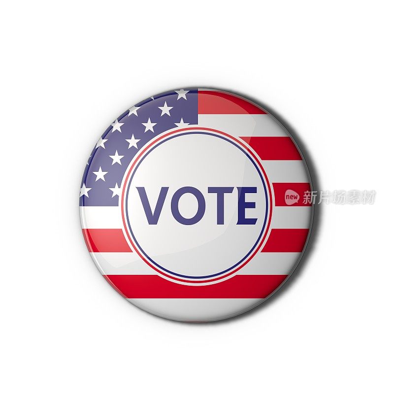 美国选举投票徽章