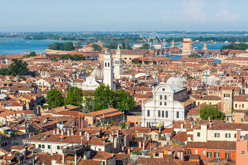 威尼斯屋顶，威尼斯，意大利