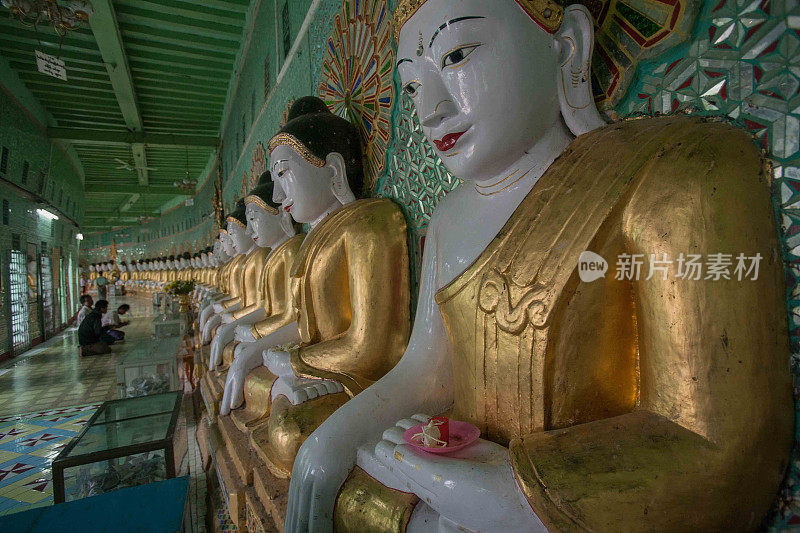 45尊佛像，曼德勒，缅甸