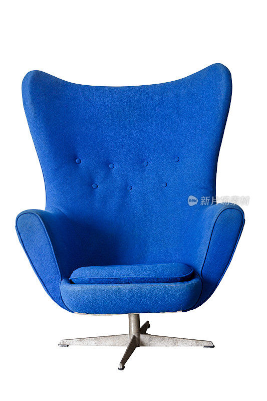 奢华现代蓝色椅子