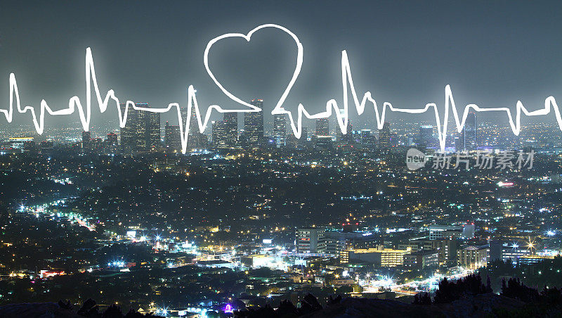 城市背景下的心电图