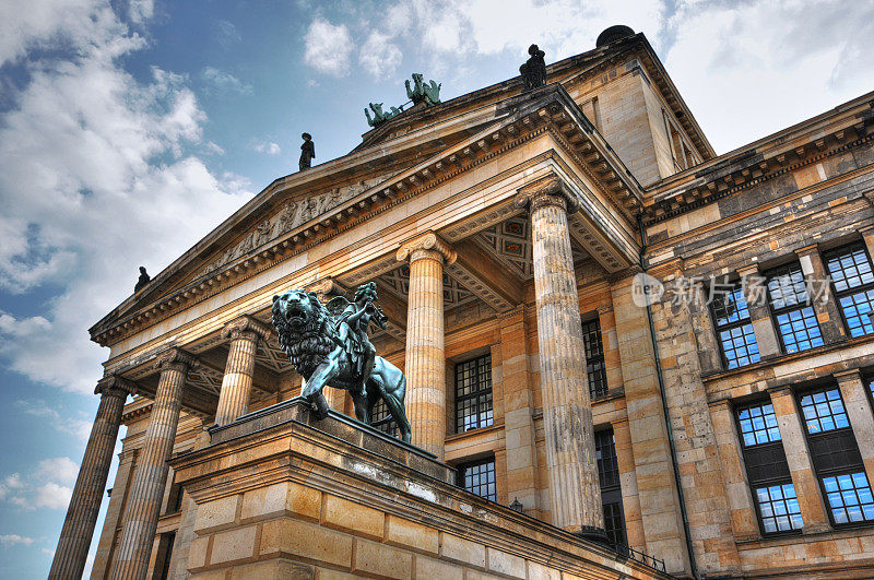 Konzerthaus的HDR曾经被称为Schauspielhaus(宪兵市场)德国柏林