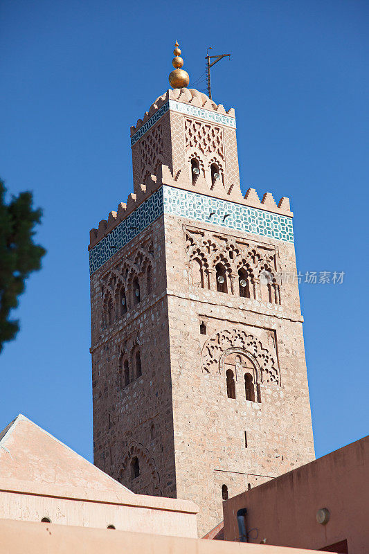 马拉喀什库图比亚清真寺尖塔