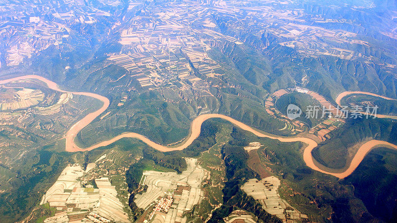航拍中国黄河