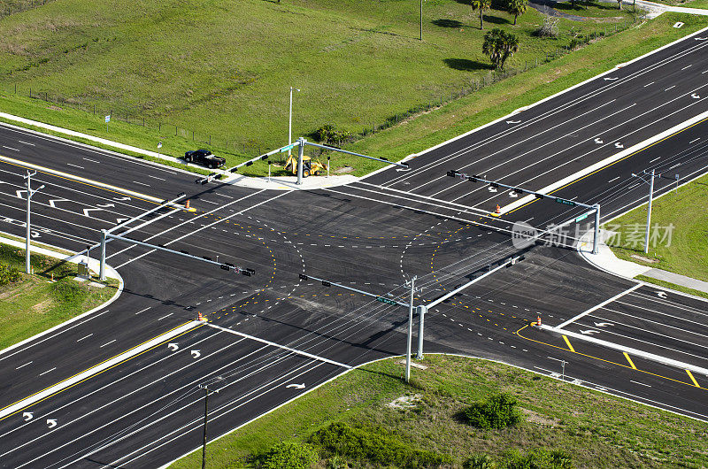 新的道路交叉口