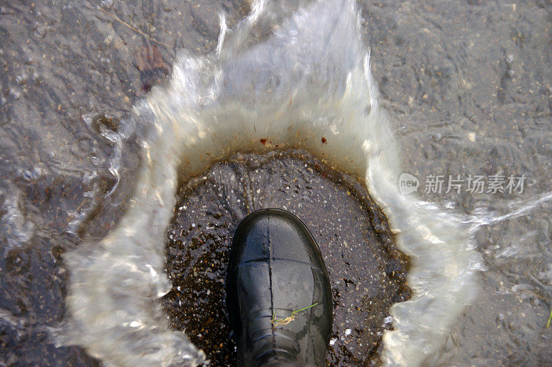 雨中漫步