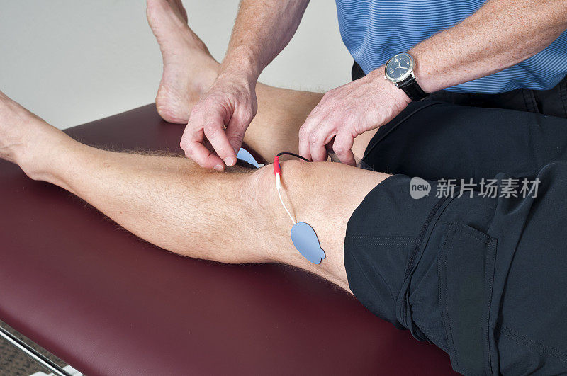 膝电刺激-物理疗法