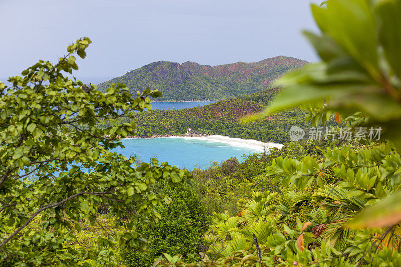 安塞拉齐奥海滩，普拉林岛，塞舌尔岛