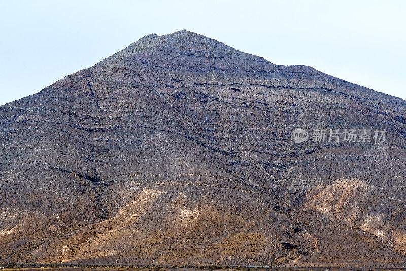 廷达亚山的景色望东富埃特文图拉