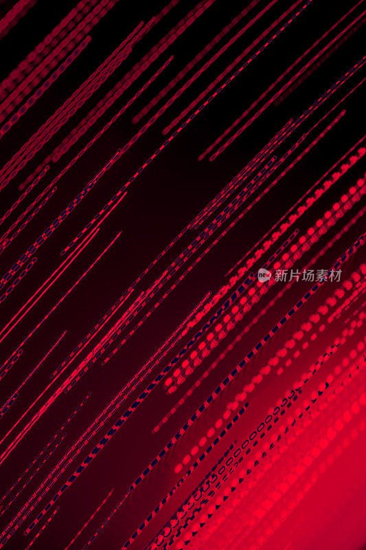 抽象运动模糊线条背景(红色)