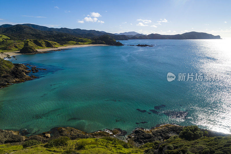 海湾群岛鸟瞰图