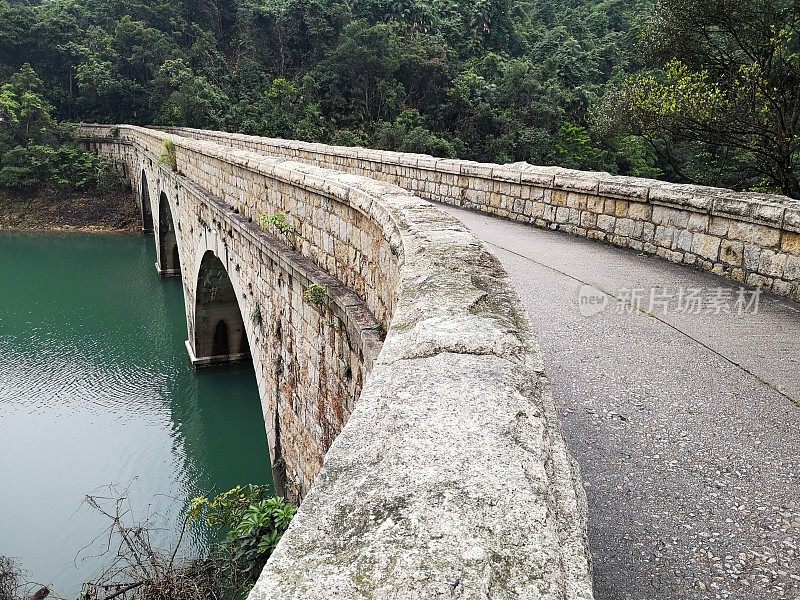 香港大潭笃水塘大坝石工桥梁