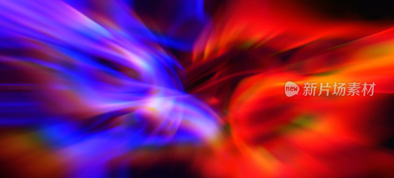 波浪彩色棱镜图案抽象爆炸火焰和冰，水变形烟火彩虹背景活力充满活力的未来形状模糊红色蓝色黄色紫色纹理