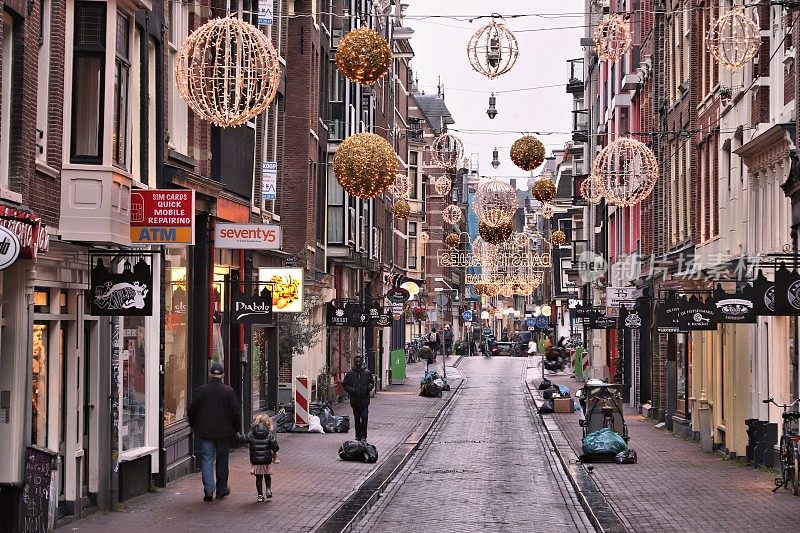 阿姆斯特丹的购物街
