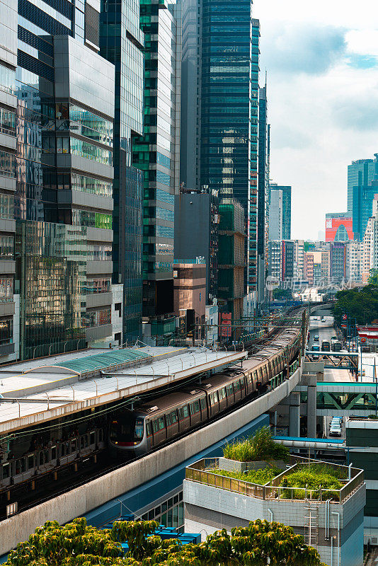 香港九龙观塘区景色