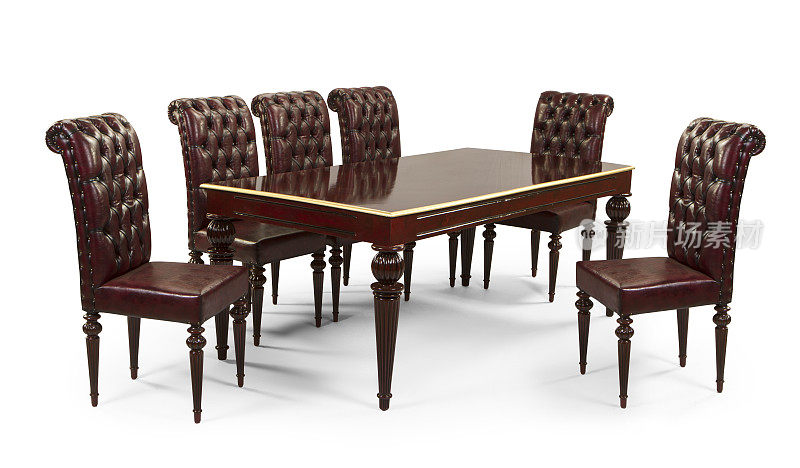 经典餐桌，椅子，餐桌，餐桌
