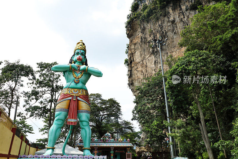 吉隆坡拔都洞寺的大型印度教神像