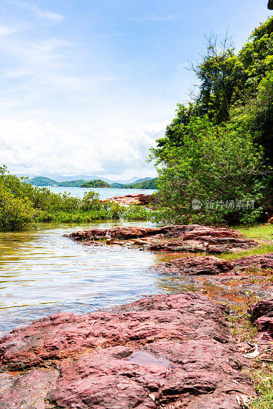 印洲塘海岸公园荔枝窝的乡村景色