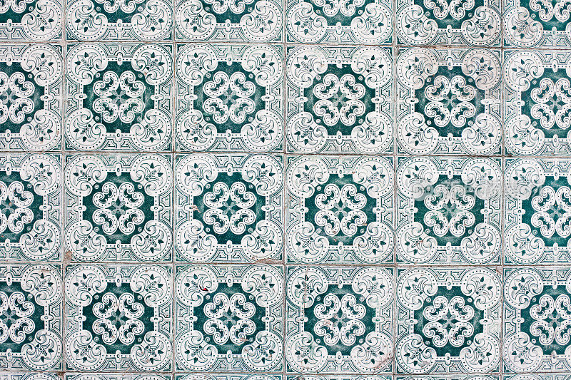 Azulejos，典型的里斯本瓷砖