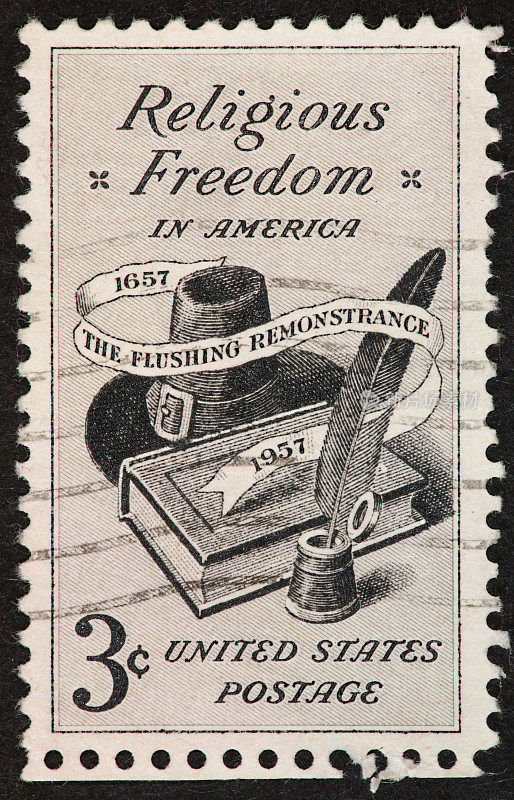 宗教自由邮票1957