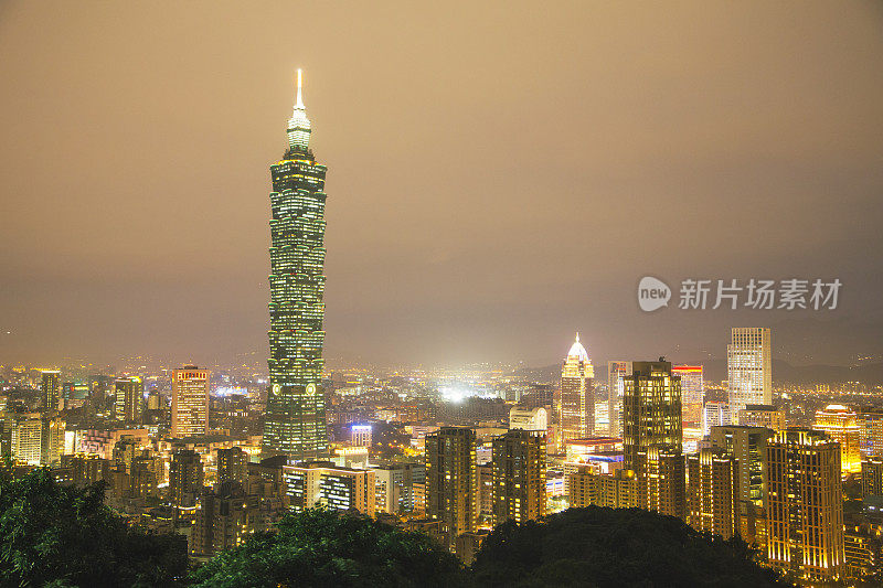 台北城市夜景