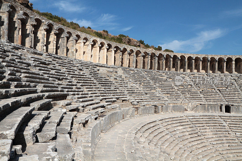 罗马圆形剧场，阿斯彭多斯，土耳其