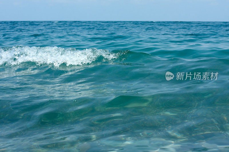 海面背景与小波浪