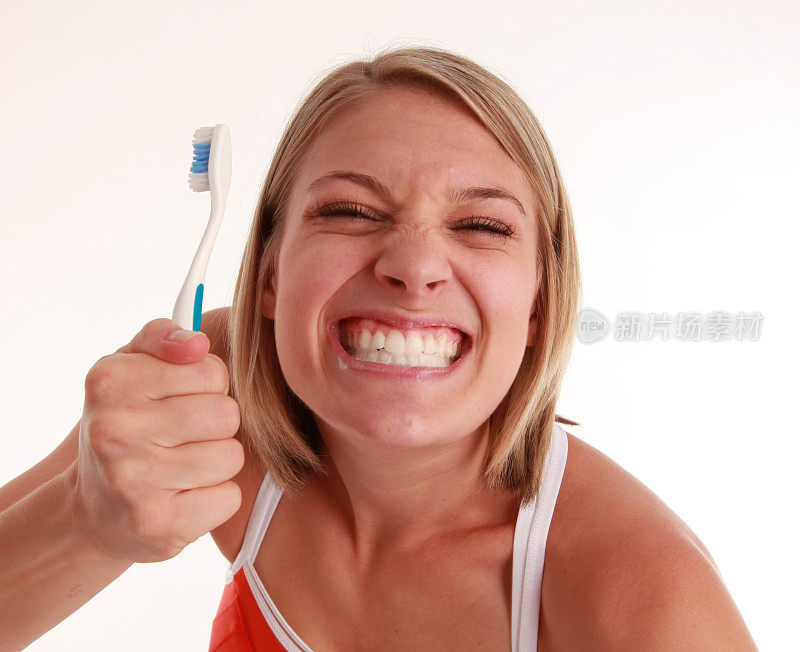 女人的牙刷